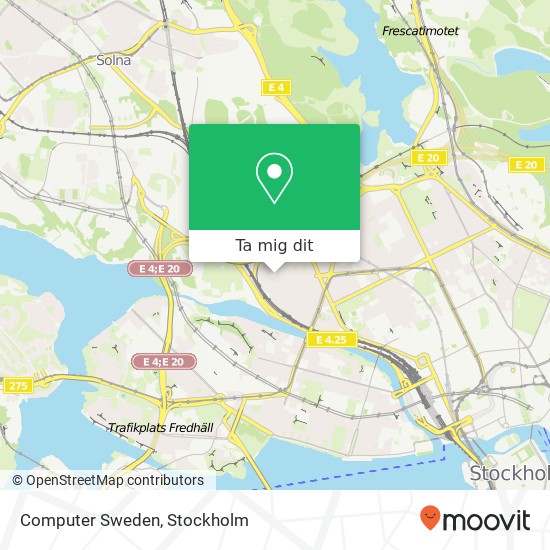 Computer Sweden karta