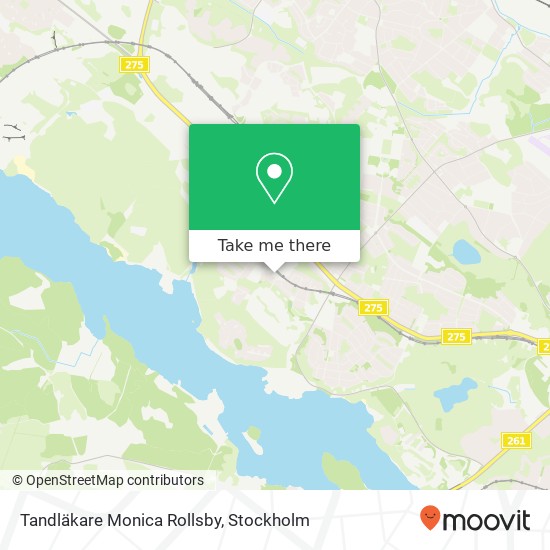 Tandläkare Monica Rollsby karta