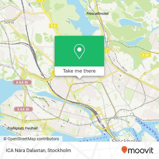 ICA Nära Dalastan karta
