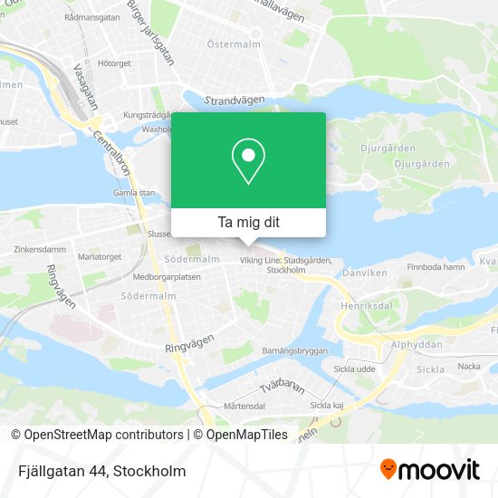 Fjällgatan 44 karta