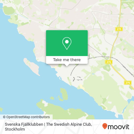 Svenska Fjällklubben | The Swedish Alpine Club karta