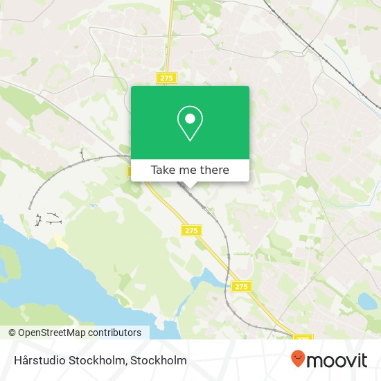 Hårstudio Stockholm karta