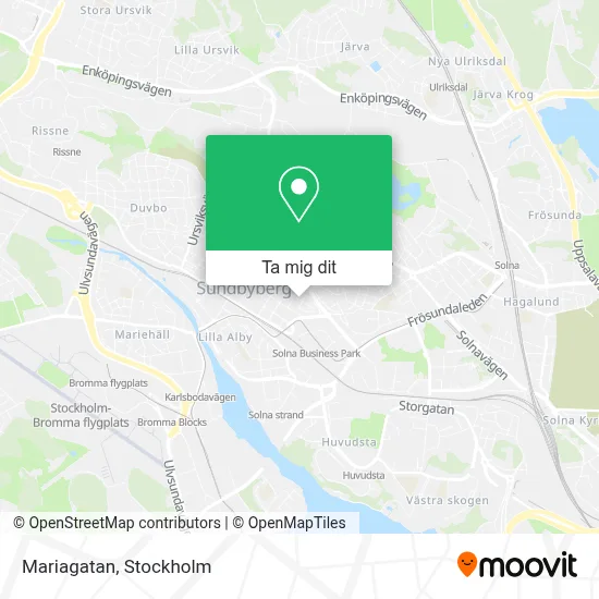 Mariagatan karta