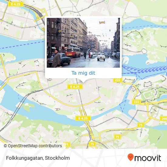 Folkkungagatan karta