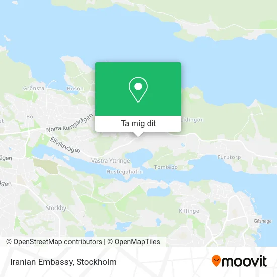 Iranian Embassy karta