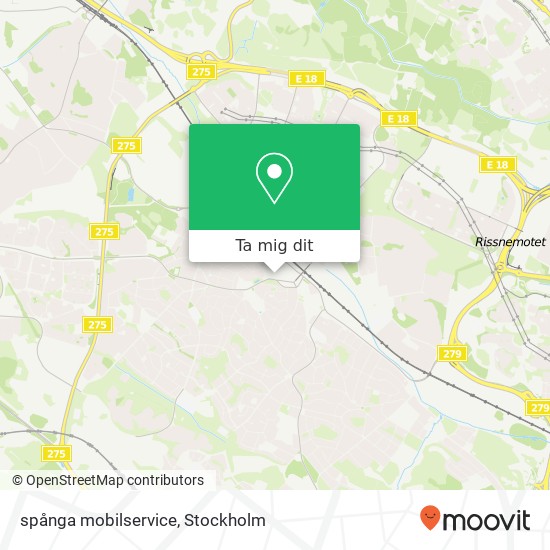 spånga mobilservice karta