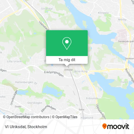 VI Ulriksdal karta