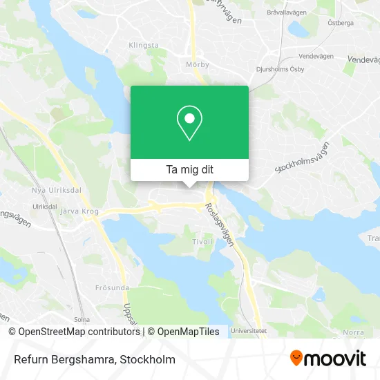 Refurn Bergshamra karta