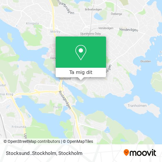 Stocksund..Stockholm karta