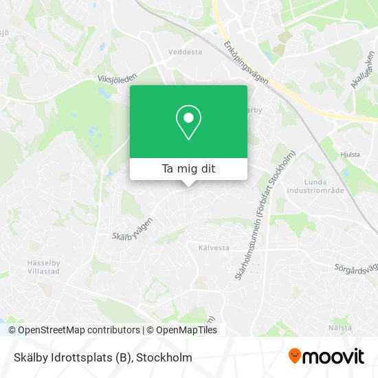 Skälby Idrottsplats (B) karta
