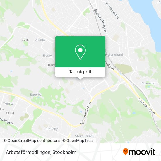 Arbetsförmedlingen karta