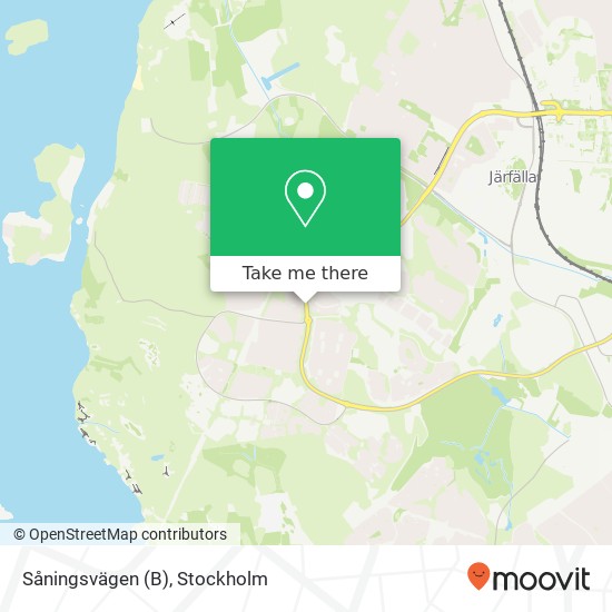 Såningsvägen (B) karta