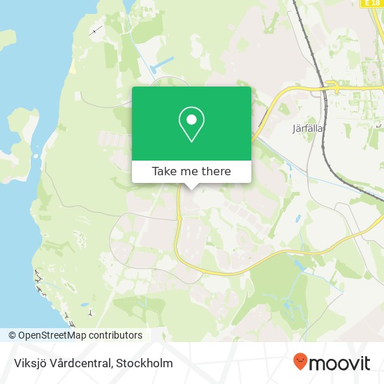 Viksjö Vårdcentral karta
