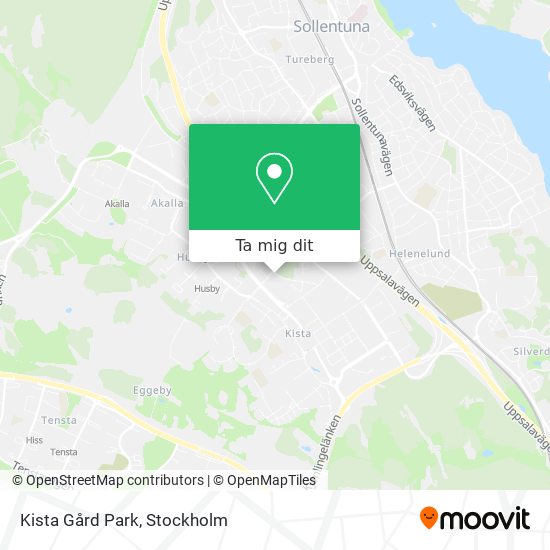 Kista Gård Park karta