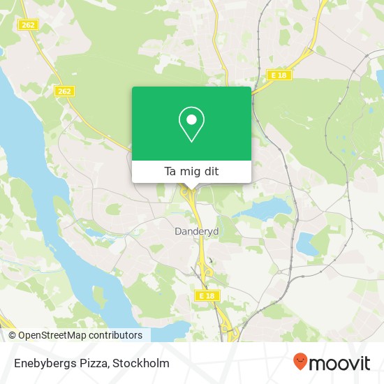 Enebybergs Pizza karta