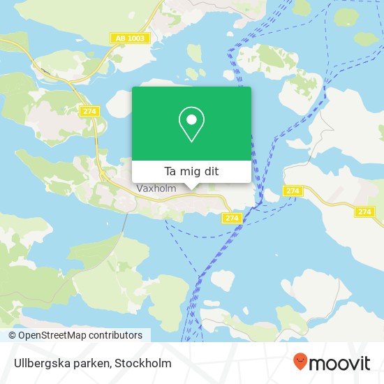 Ullbergska parken karta