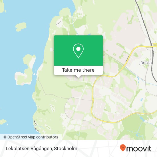 Lekplatsen Rågången karta