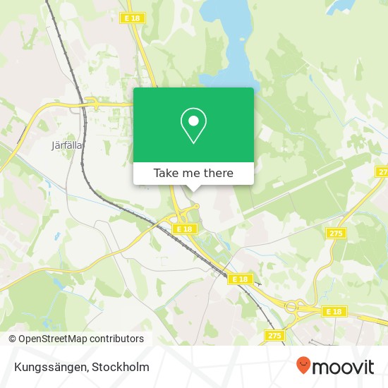 Kungssängen karta