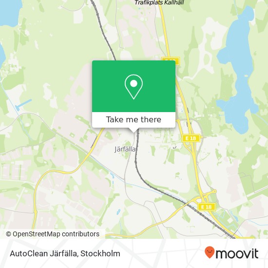 AutoClean Järfälla karta