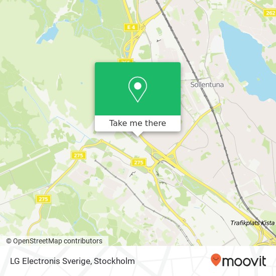 LG Electronis Sverige karta