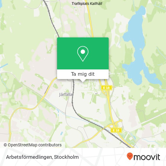 Arbetsförmedlingen karta