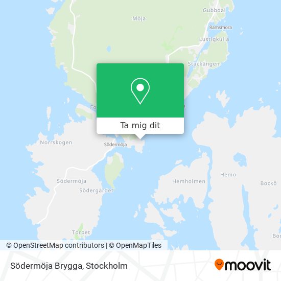 Södermöja Brygga karta