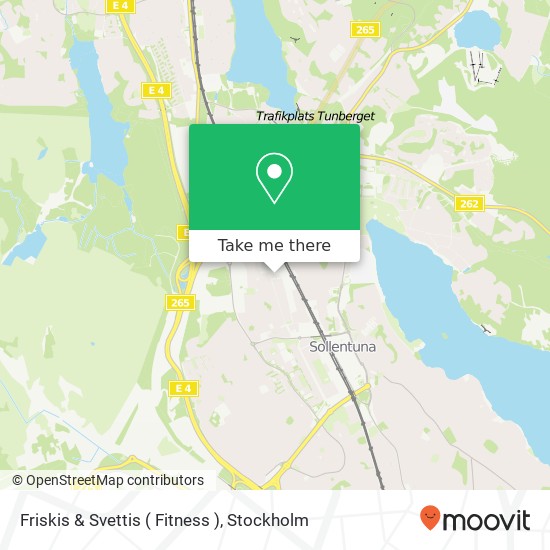 Friskis & Svettis ( Fitness ) karta