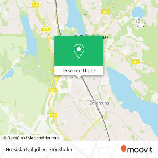 Grekiska Kolgrillen karta