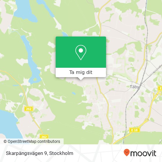 Skarpängsvägen 9 karta