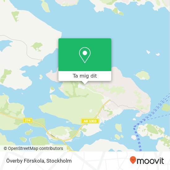 Överby Förskola karta