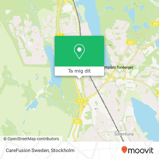 CareFusion Sweden karta