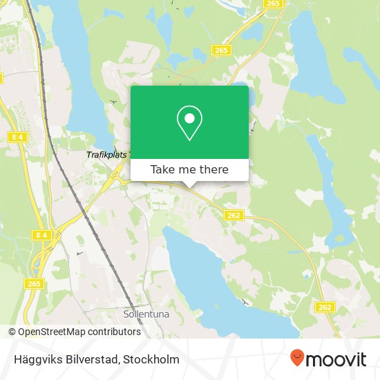 Häggviks Bilverstad karta