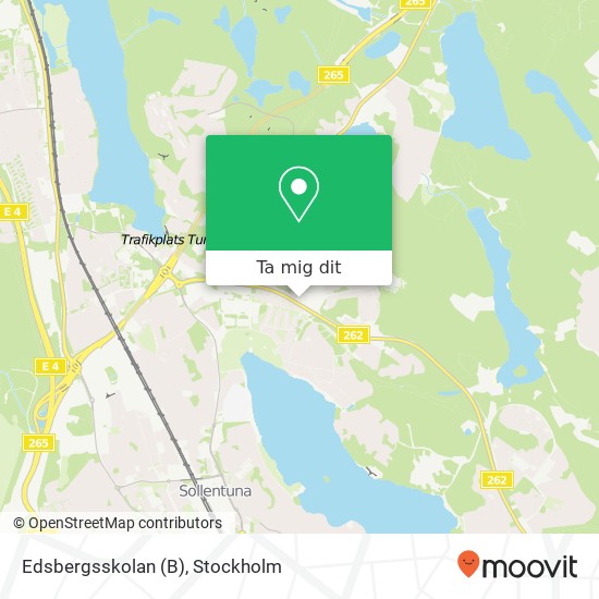 Edsbergsskolan (B) karta