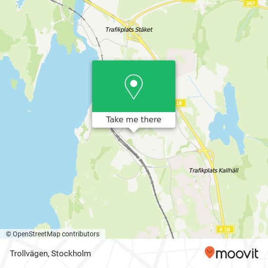 Trollvägen karta