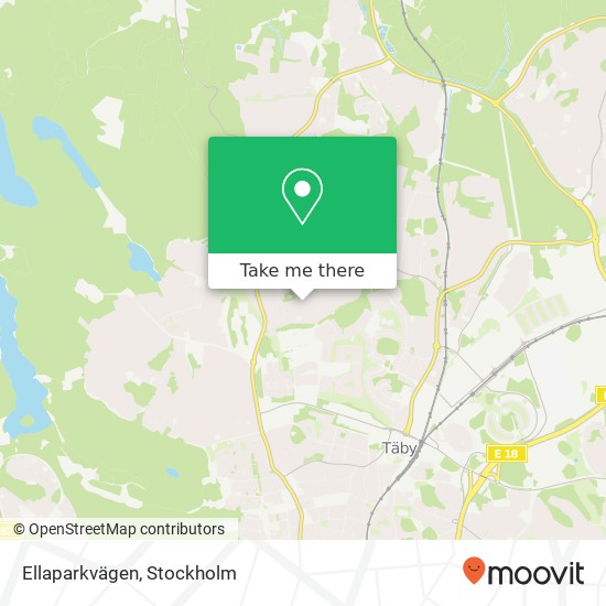 Ellaparkvägen karta