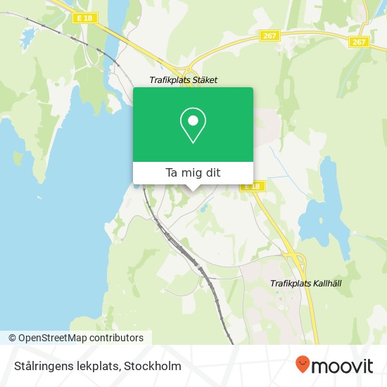 Stålringens lekplats karta