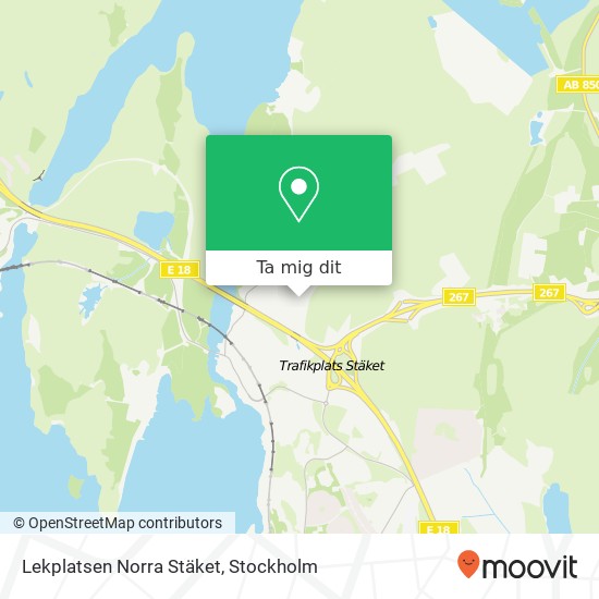 Lekplatsen Norra Stäket karta