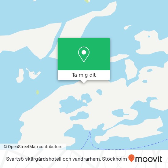 Svartsö skärgårdshotell och vandrarhem karta