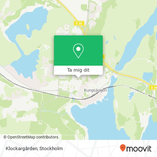 Klockargården karta