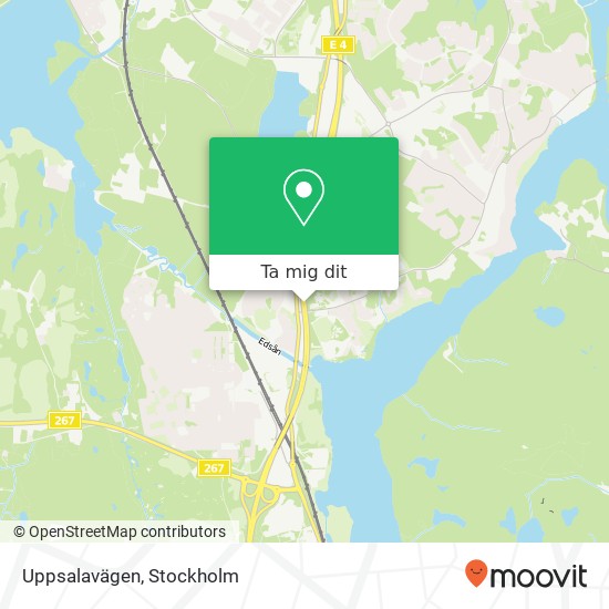 Uppsalavägen karta