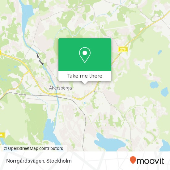 Norrgårdsvägen karta