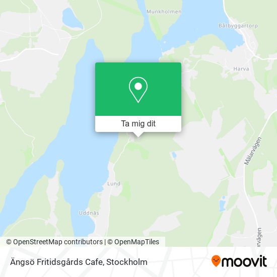 Ängsö Fritidsgårds Cafe karta