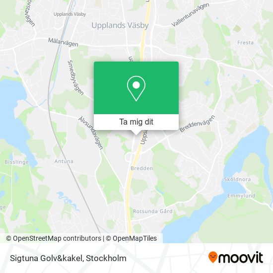 Sigtuna Golv&kakel karta