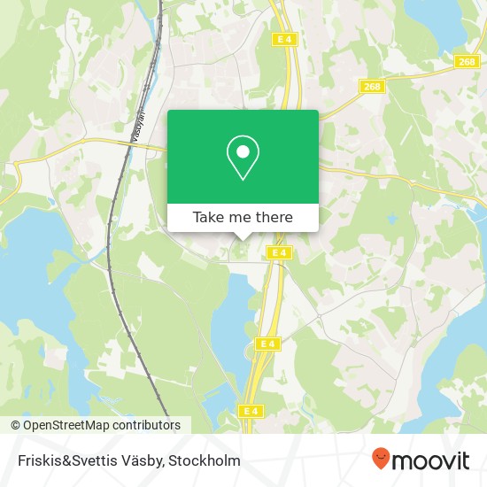 Friskis&Svettis Väsby karta