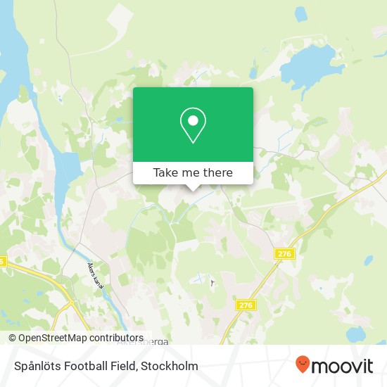 Spånlöts Football Field karta