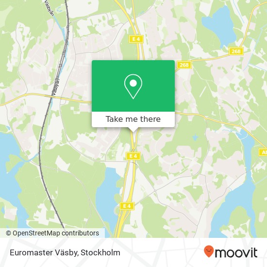 Euromaster Väsby karta