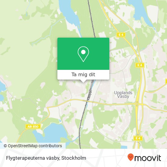 Flygterapeuterna väsby karta