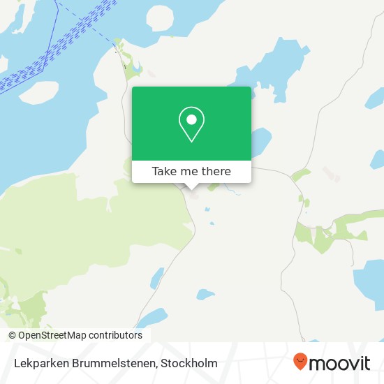 Lekparken Brummelstenen karta