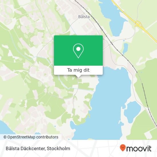 Bålsta Däckcenter karta