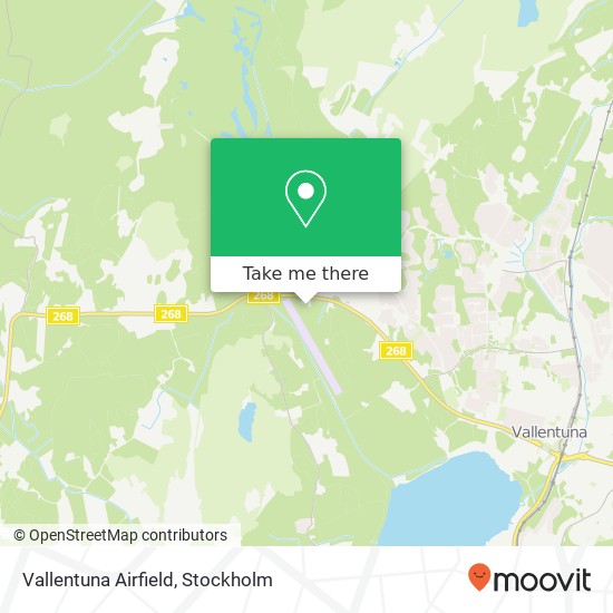 Vallentuna Airfield karta